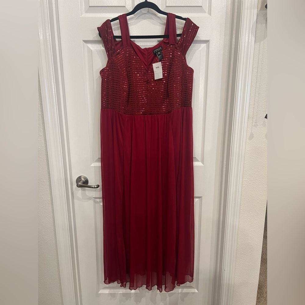 Red formal drew